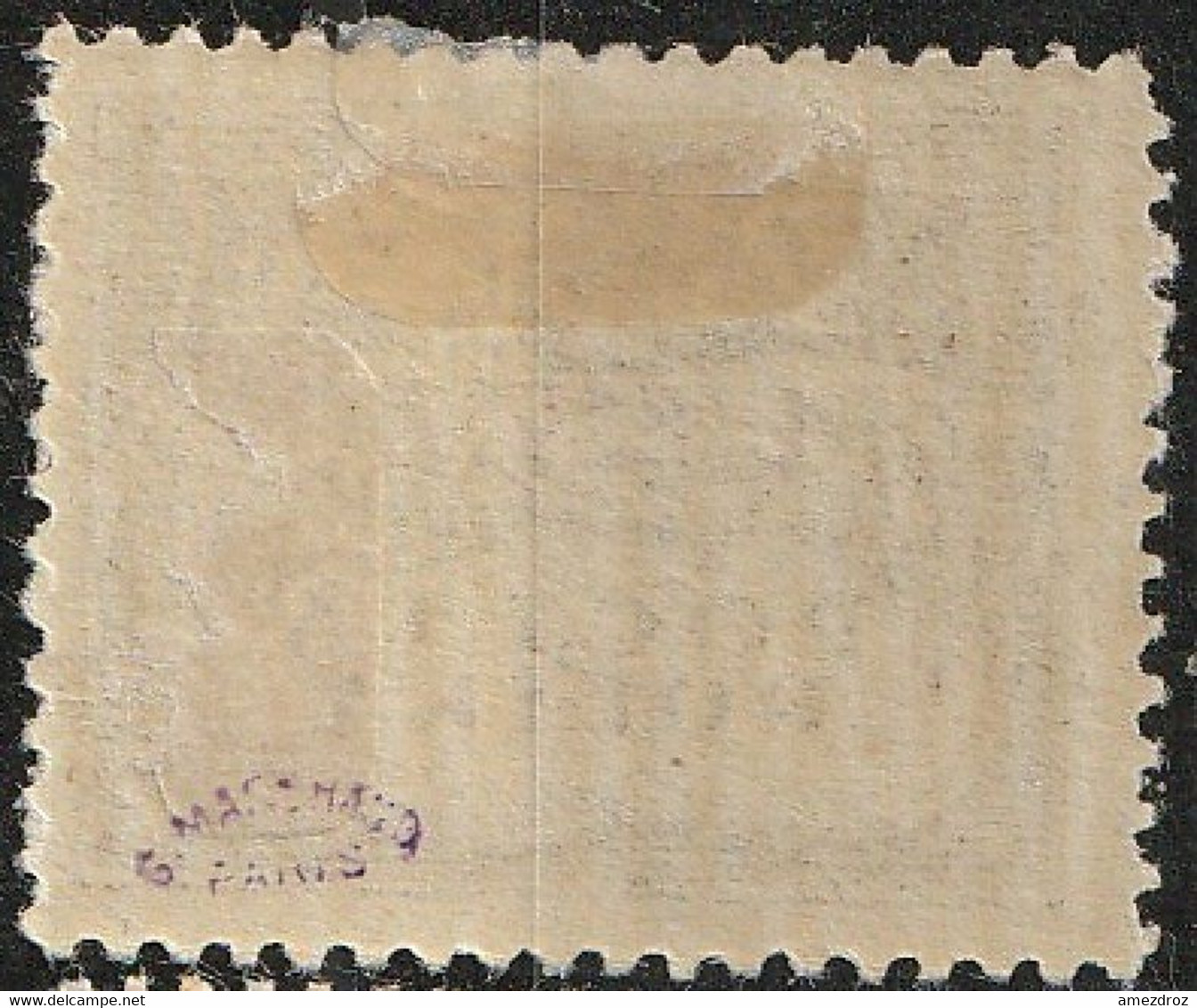 Pologne - Levant Polonais N° 10 MH Timbre De Pologne Surchargé Marque De Marchand Au Dos (H11) - Levant (Turkije)