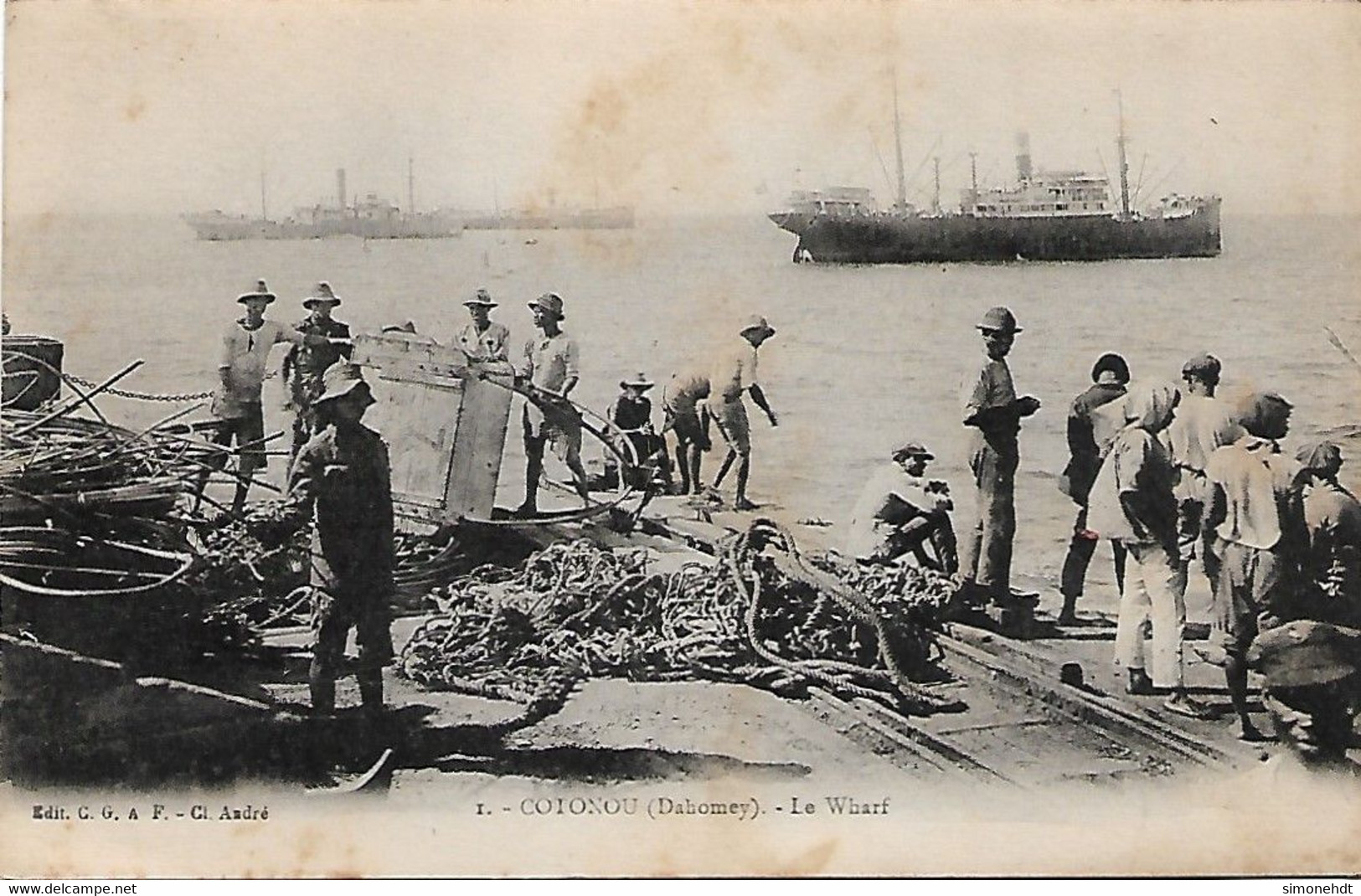 COTONOU - Le Wharf - Dahomey