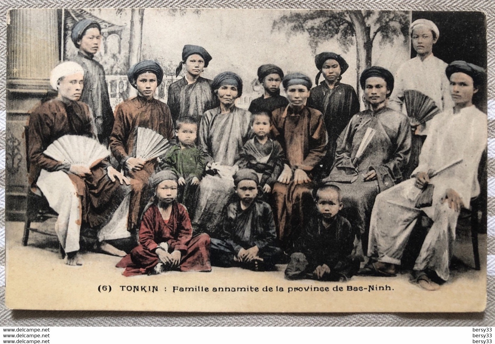 TONKIN - Famille Annamite De La Province De Bac-Ninh - Ed. Fiévet - Vietnam