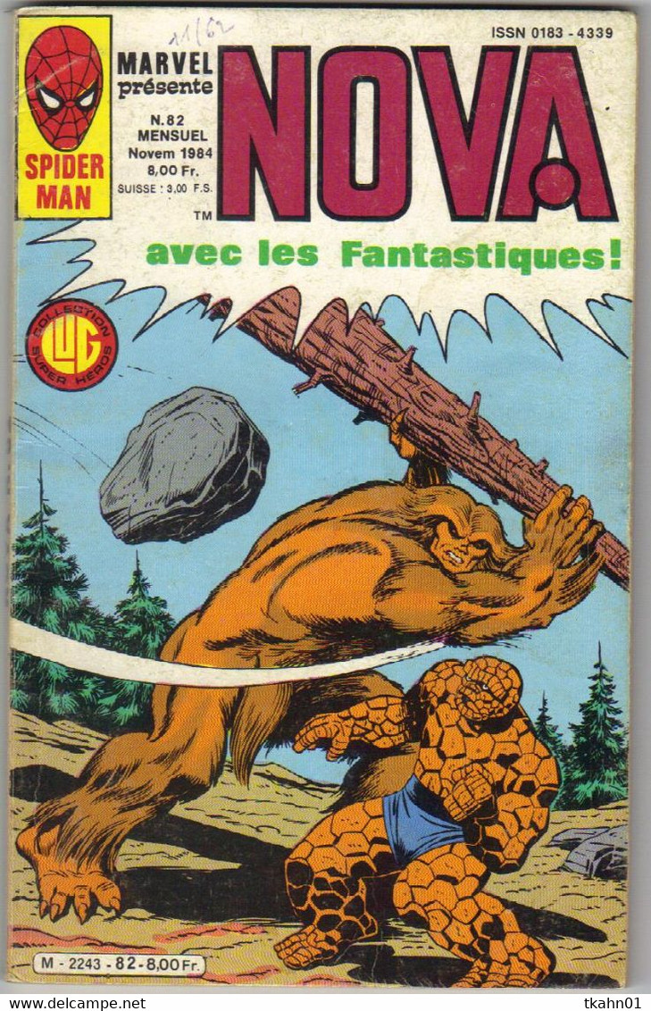 NOVA  N° 82   " LUG   "  DE  1984  BE   PETIT FORMAT - Nova