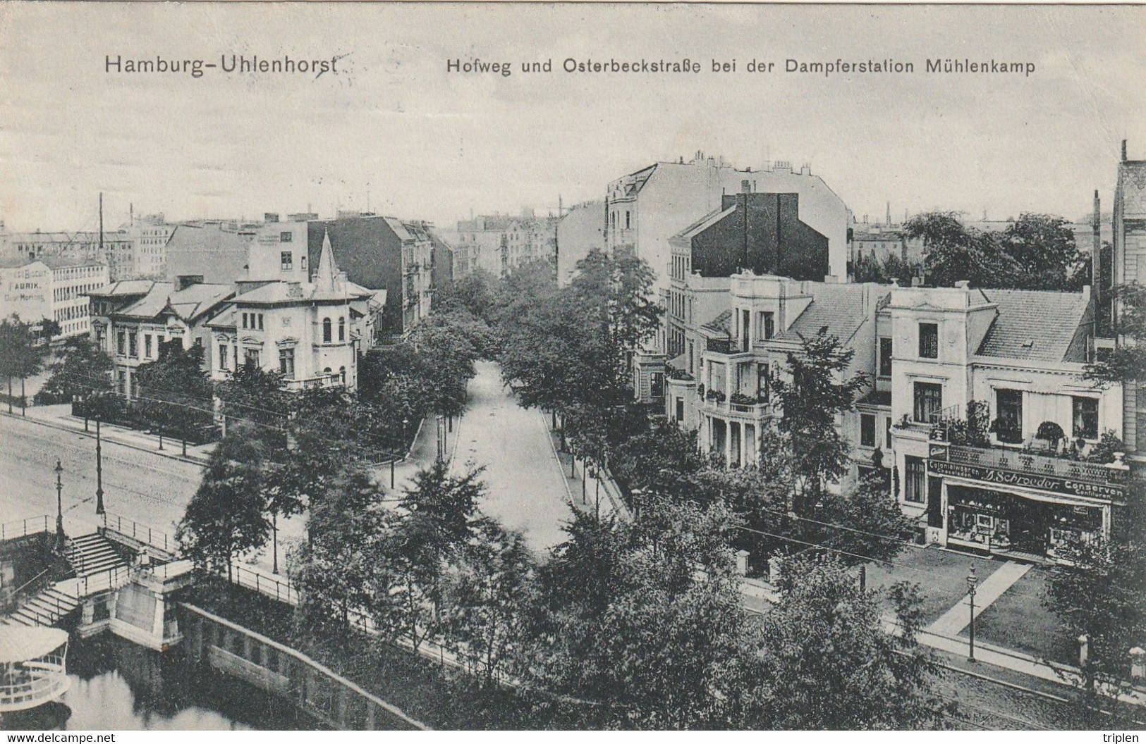 Hamburg-Uhlenhorst - Hofweg Und Osterbeckstrasse Bei Der Damperstation Mühlenkamp - Nord