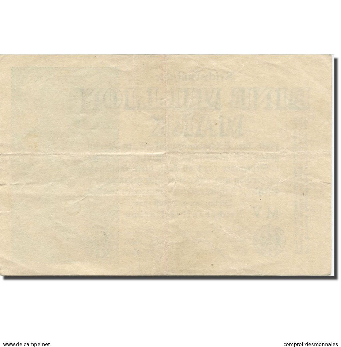 Billet, Allemagne, 1 Million Mark, 1923, 1923-08-09, KM:101, TTB - 1 Mio. Mark