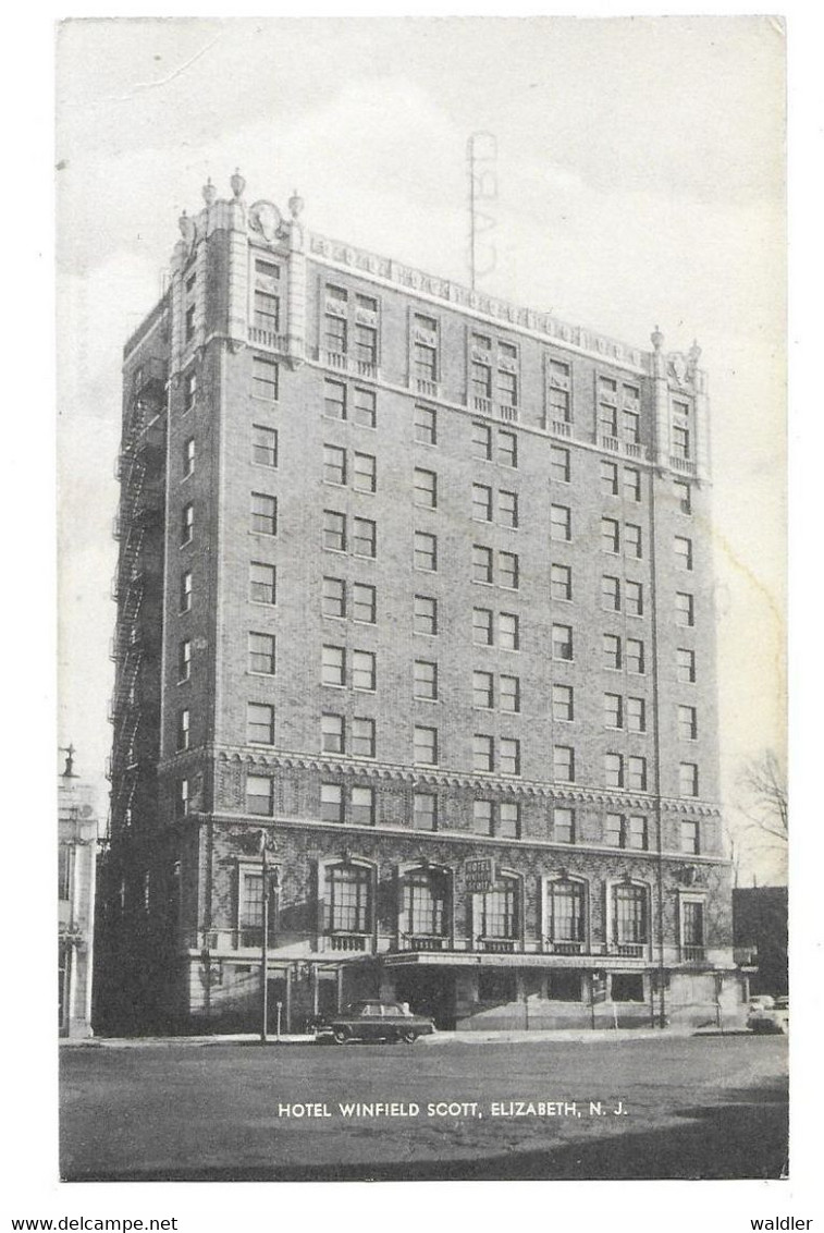 NJ - NEW JERSEY  --  ELIZABETH, HOTEL WINFIELD SCOTT  1965 - Elizabeth