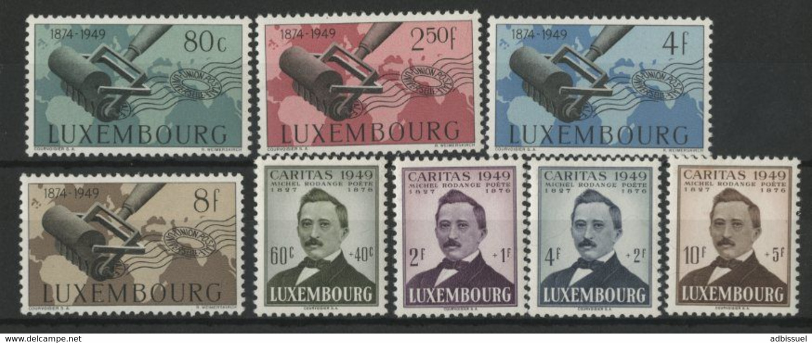 LUXEMBOURG N° 425 à 428 + 429 à 432 Neufs ** (MNH) Cote 62,50 € - Unused Stamps