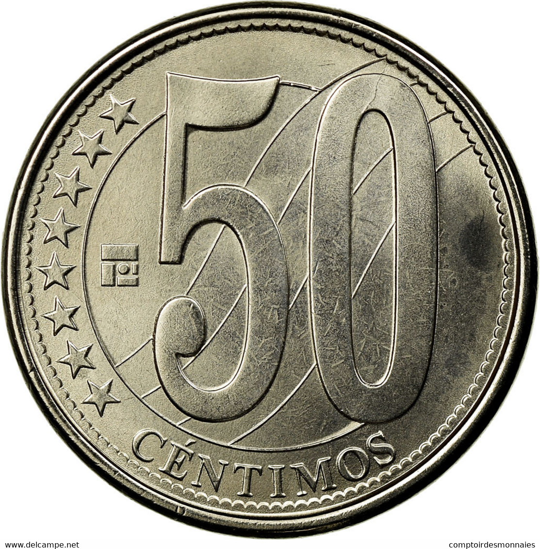 Monnaie, Venezuela, 50 Centimos, 2007, Maracay, SUP, Nickel Plated Steel, KM:92 - Venezuela