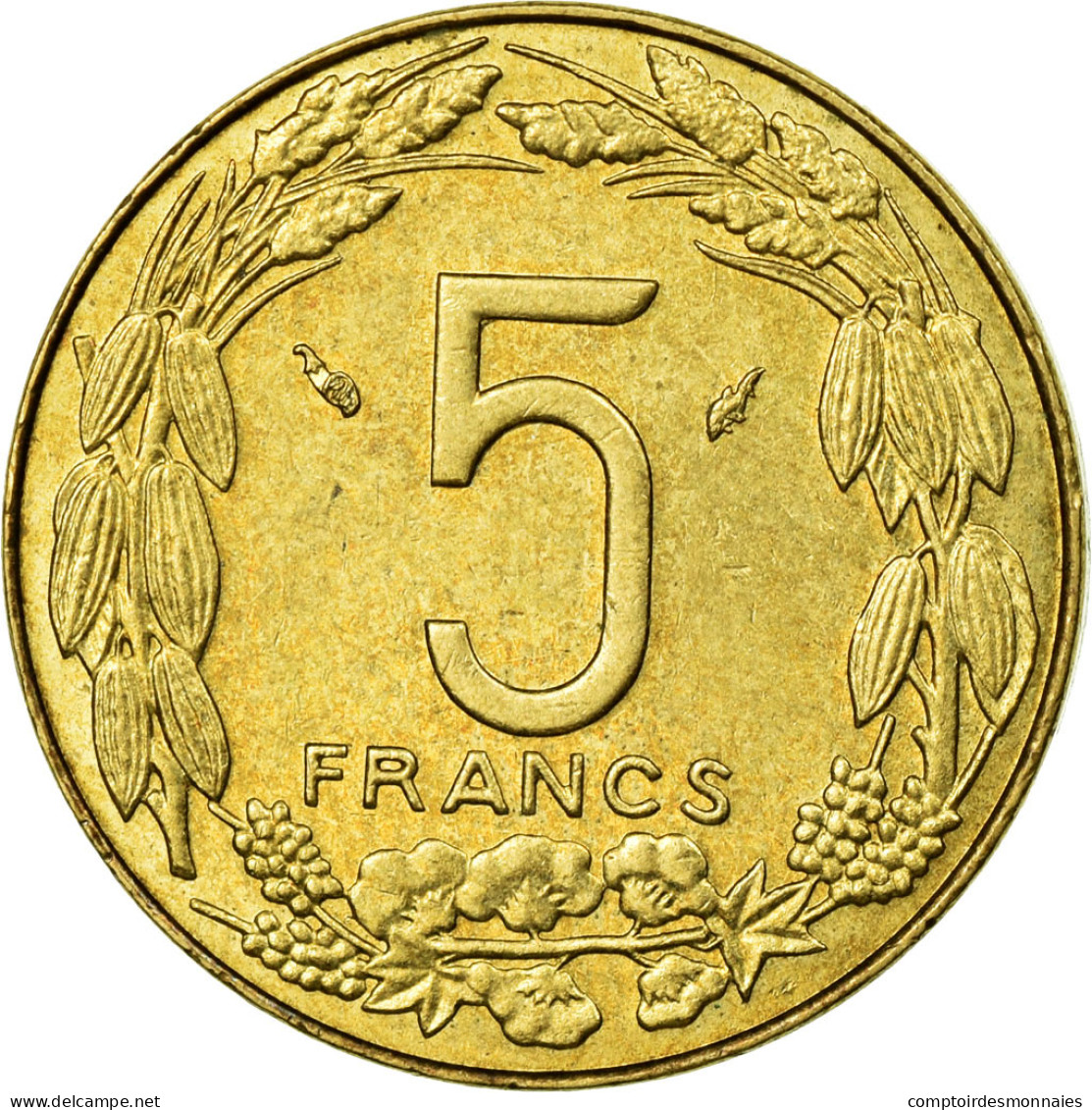 Monnaie, États De L'Afrique Centrale, 5 Francs, 1983, Paris, TTB - Cameroun
