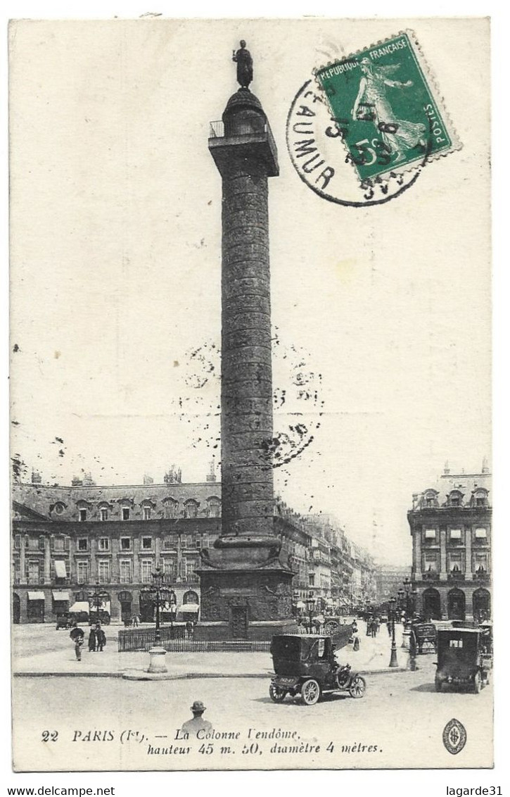 75 - Paris  La Colonne Vendome - Statue