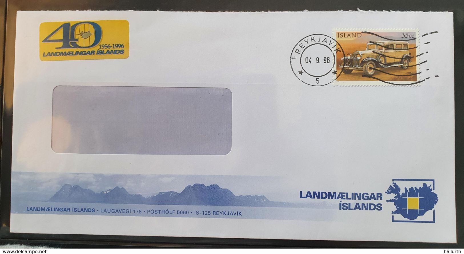 Iceland, Cover From Reykjavík #2200026 - Cartas & Documentos