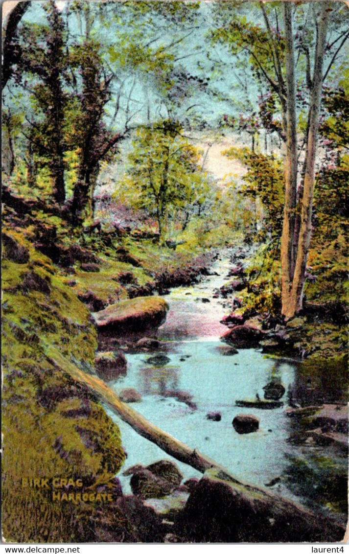 (1 H 23) VERY OLD - UK - Birk Crag - Harrogate  - Posted 1905 - Harrogate
