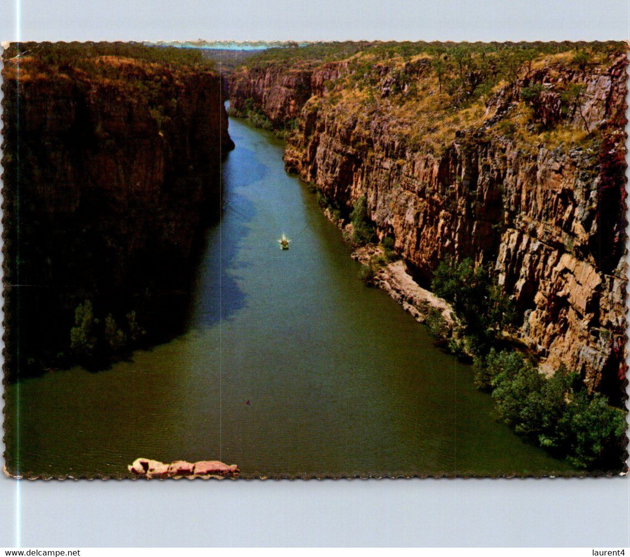 (1 H 23) Australia - NT - Katherine Gorge - Grand Canyon (posted 1973 With Queen Elizabeth II Stamp) - Katherine