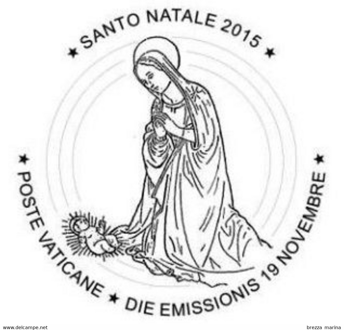 VATICANO - Usato - 2015 - Natale - Chistmas -  0,80 - Santa Famiglia - Oblitérés