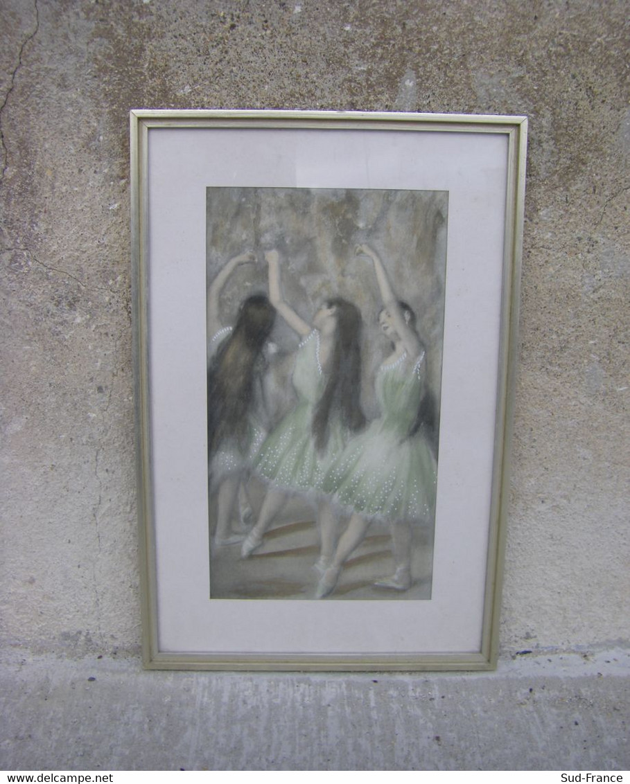 Copie De Edgar Degas Au Pastel Dims: 46 Cm De Haut; 30 Cm De Large. - Pastel