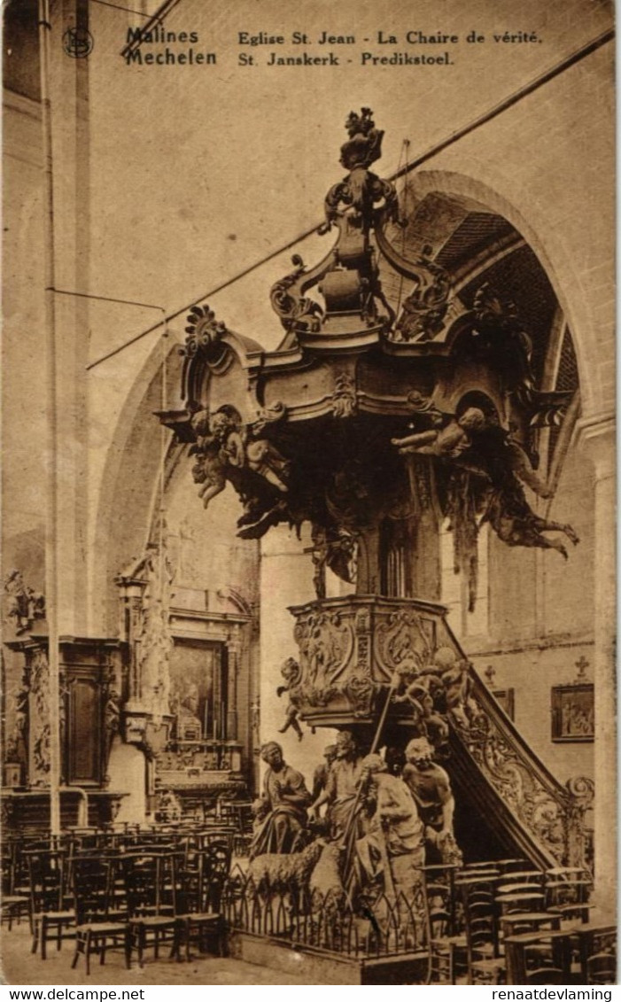 MECHELEN - ST.JANSKERK PREDIKSTOEL - Mechelen