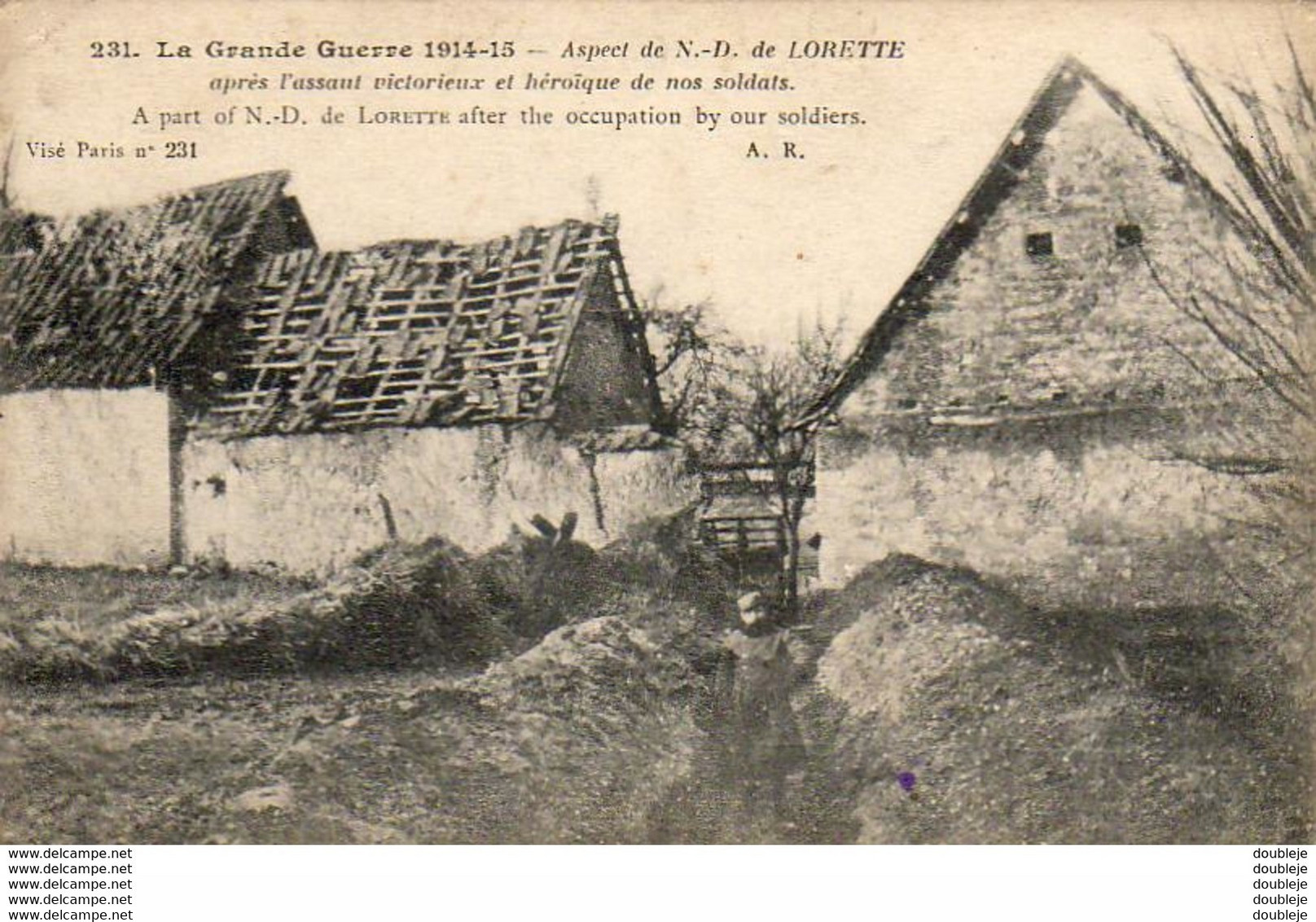 MILITARIA  GUERRE 1914-18  Aspect De N- D De LORETTE  ..... - Weltkrieg 1914-18