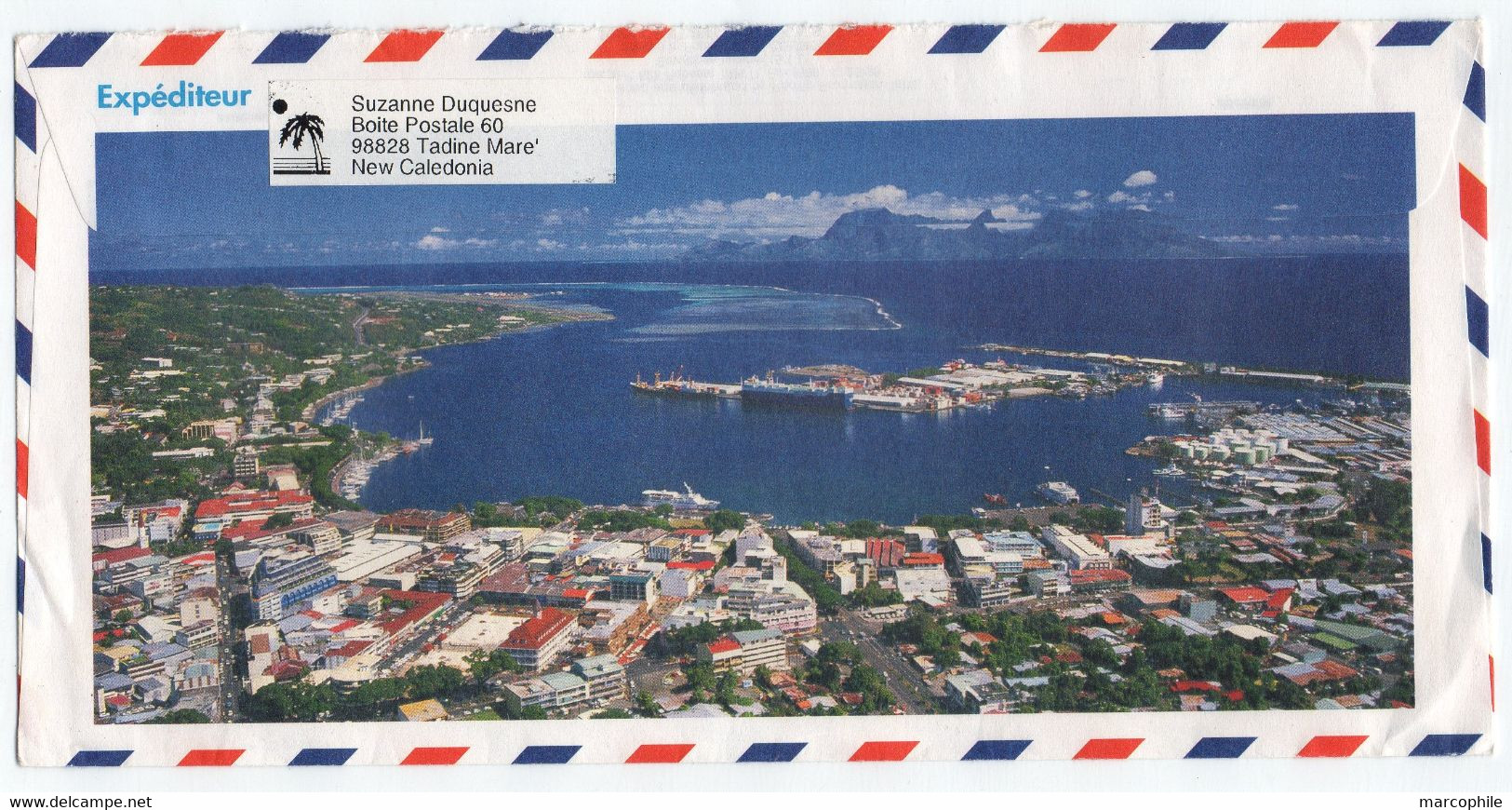 NOUVELLE CALEDONIE - ILES LOYAUTE - MARE - TADINE / 1998 LETTRE AVION ==> FRANCE (ref 8998) - Storia Postale