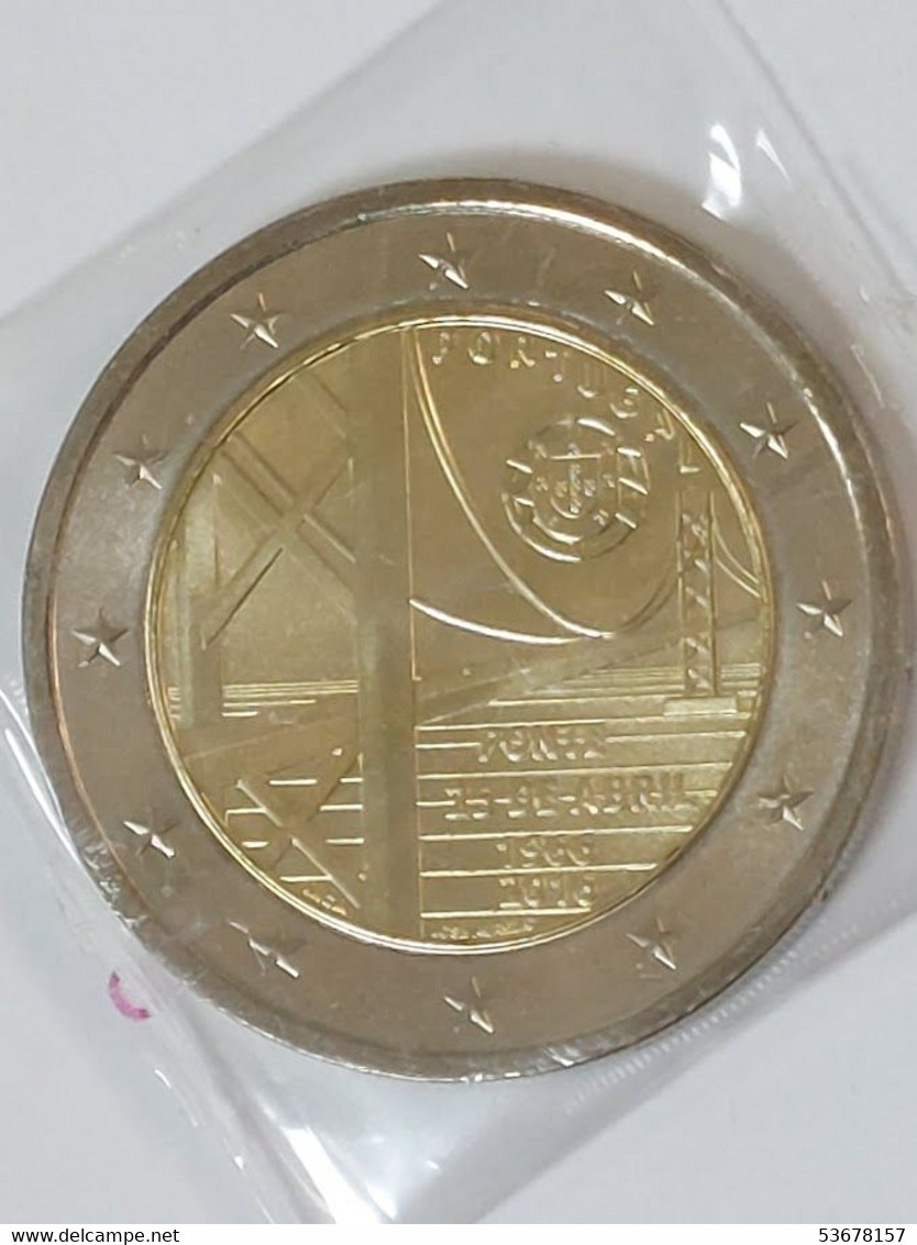 Portugal - 2 Euro, 2016, 25 De Abril Bridge, Unc, KM# 866 - Portugal