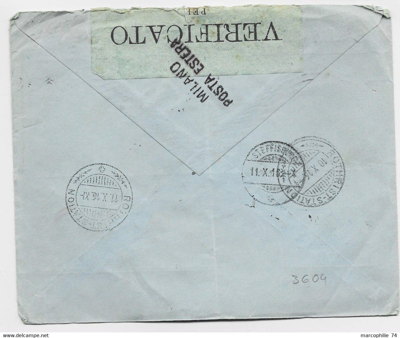 GRECE 25A SOLO LETTRE COVER 1916 TO SUISSE CENSURA - Lettres & Documents