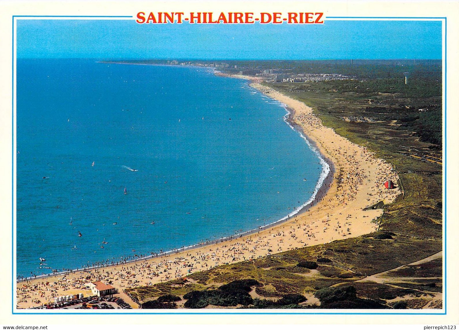 85 - Saint Hilaire De Riez - Vue Générale Aérienne De La Plage - Saint Hilaire De Riez