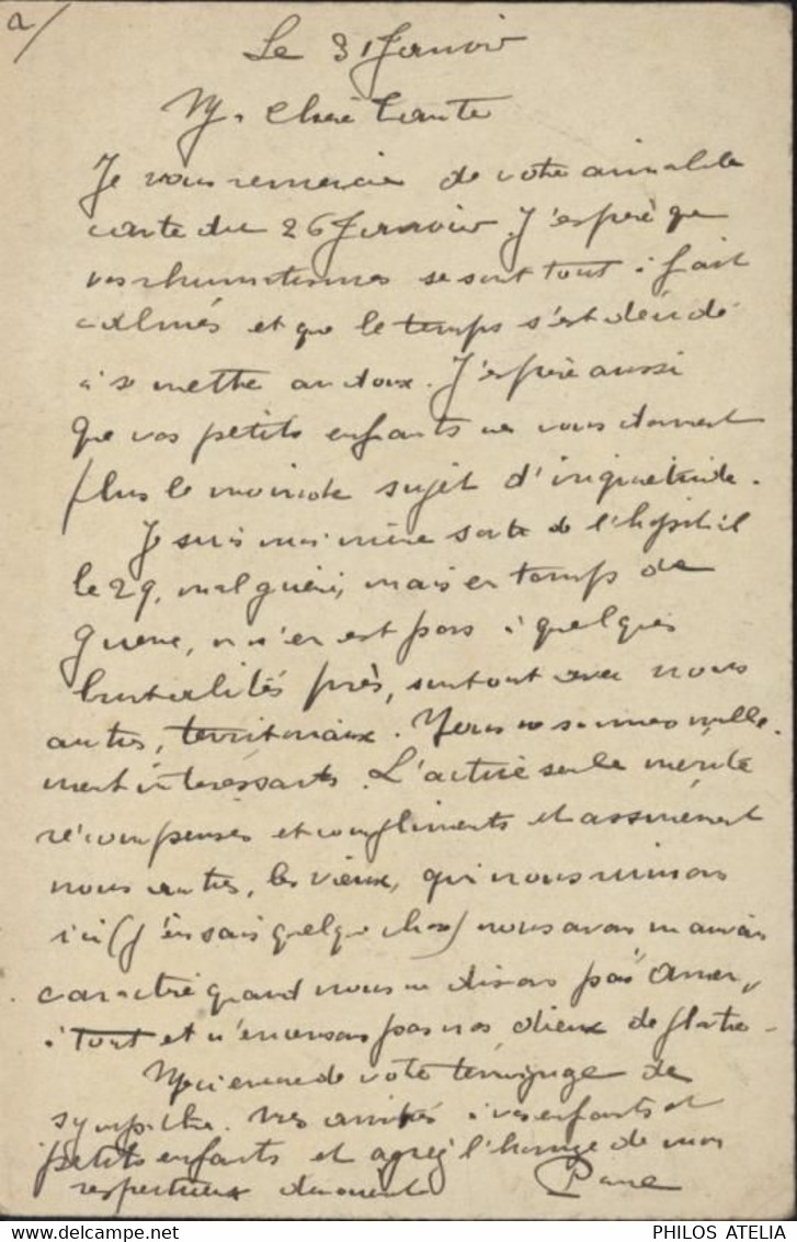 Guerre 14 CP Franchise Postale FM Correspondance Des Armées De La République Modèle AB Trésor & Postes SP 42 1915 - Brieven En Documenten