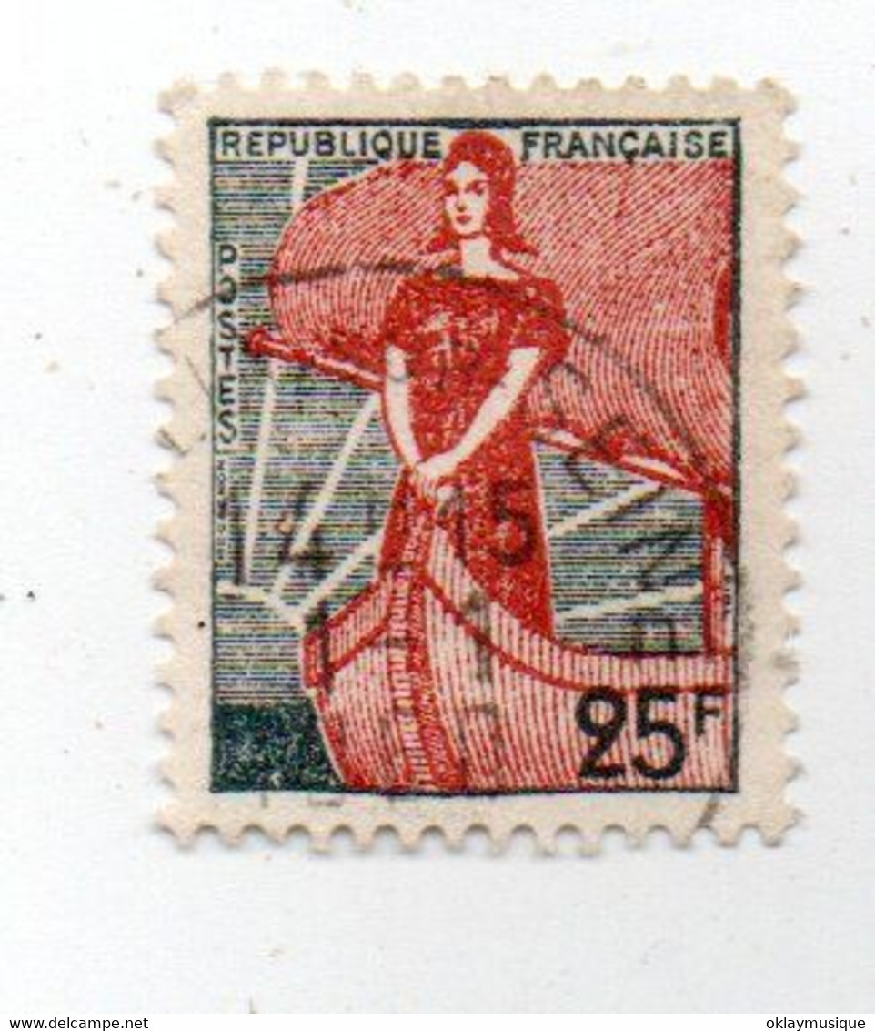 1959 N°1216 - 1959-1960 Marianne (am Bug)