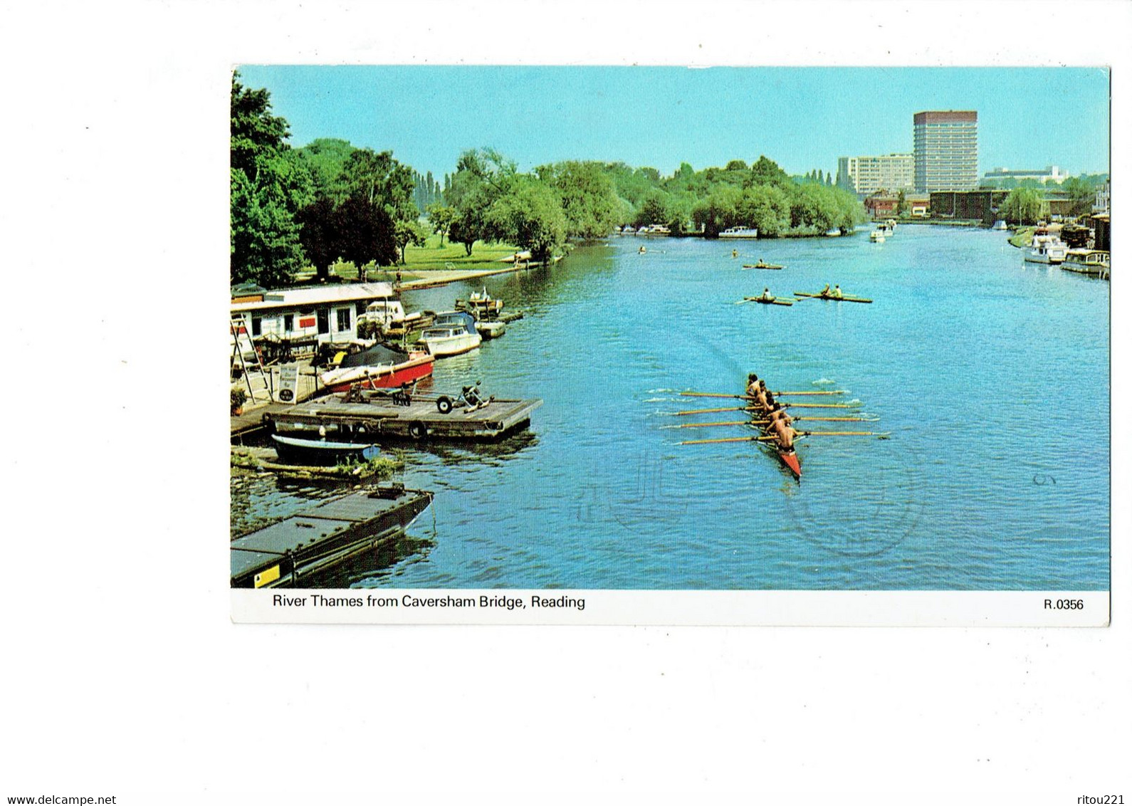 Cpm - Sport Aviron - River Thames At Caversham Bridge Reading -  1981 - Bateau - Rudersport