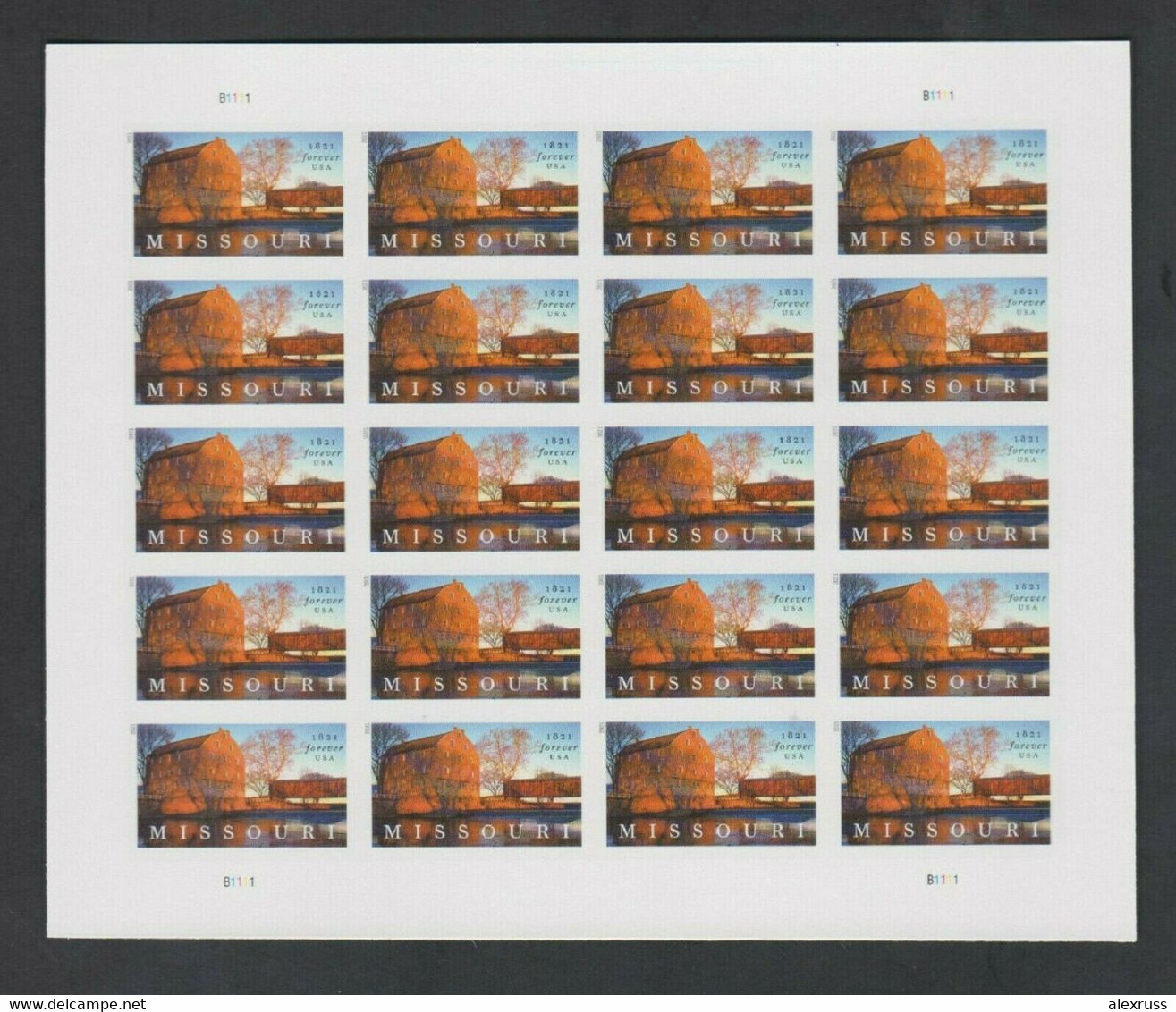 US 2021 Missouri Statehood, Forever Pane Of 20, Scott # 5626, VF MNH** - Sheets