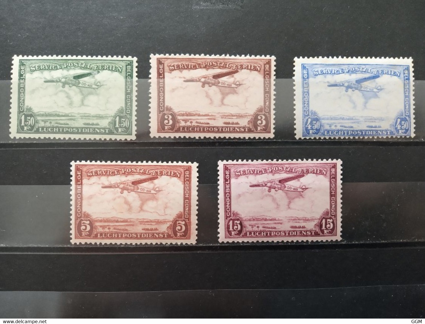 Congo Belga. 1934. Service Postal Aérien. Luchpostdienst. Nuevos ** - Unused Stamps