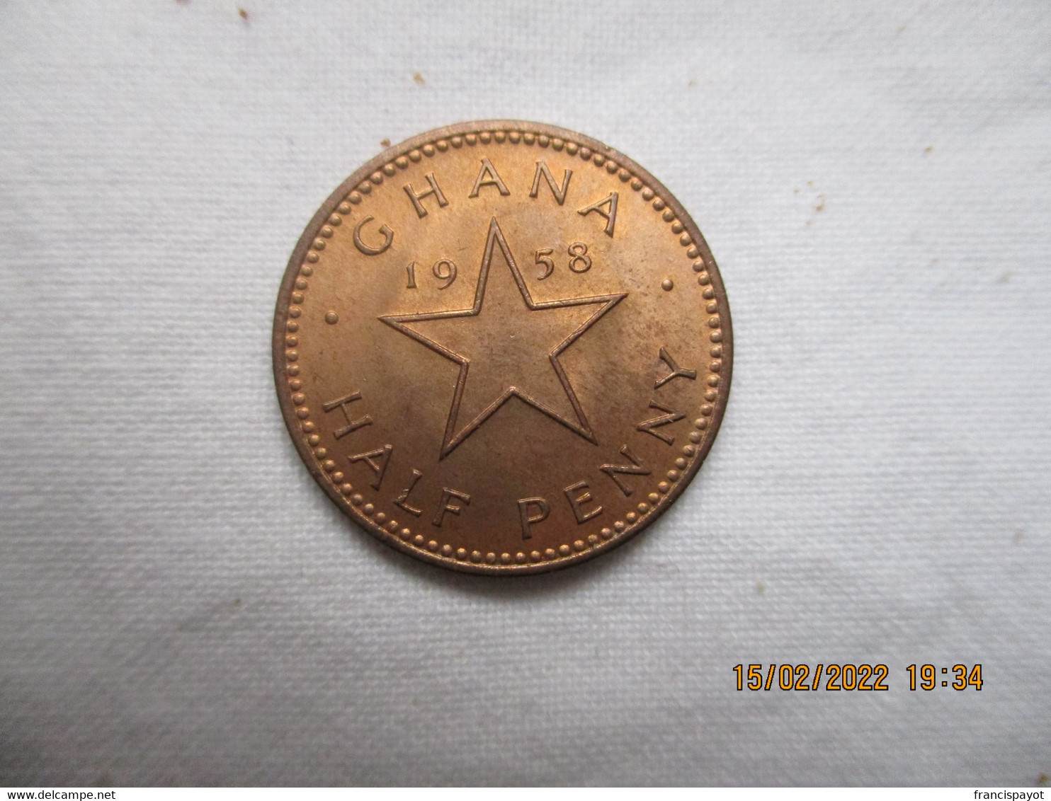 Ghana: 1/2 Penny 1958 - Ghana