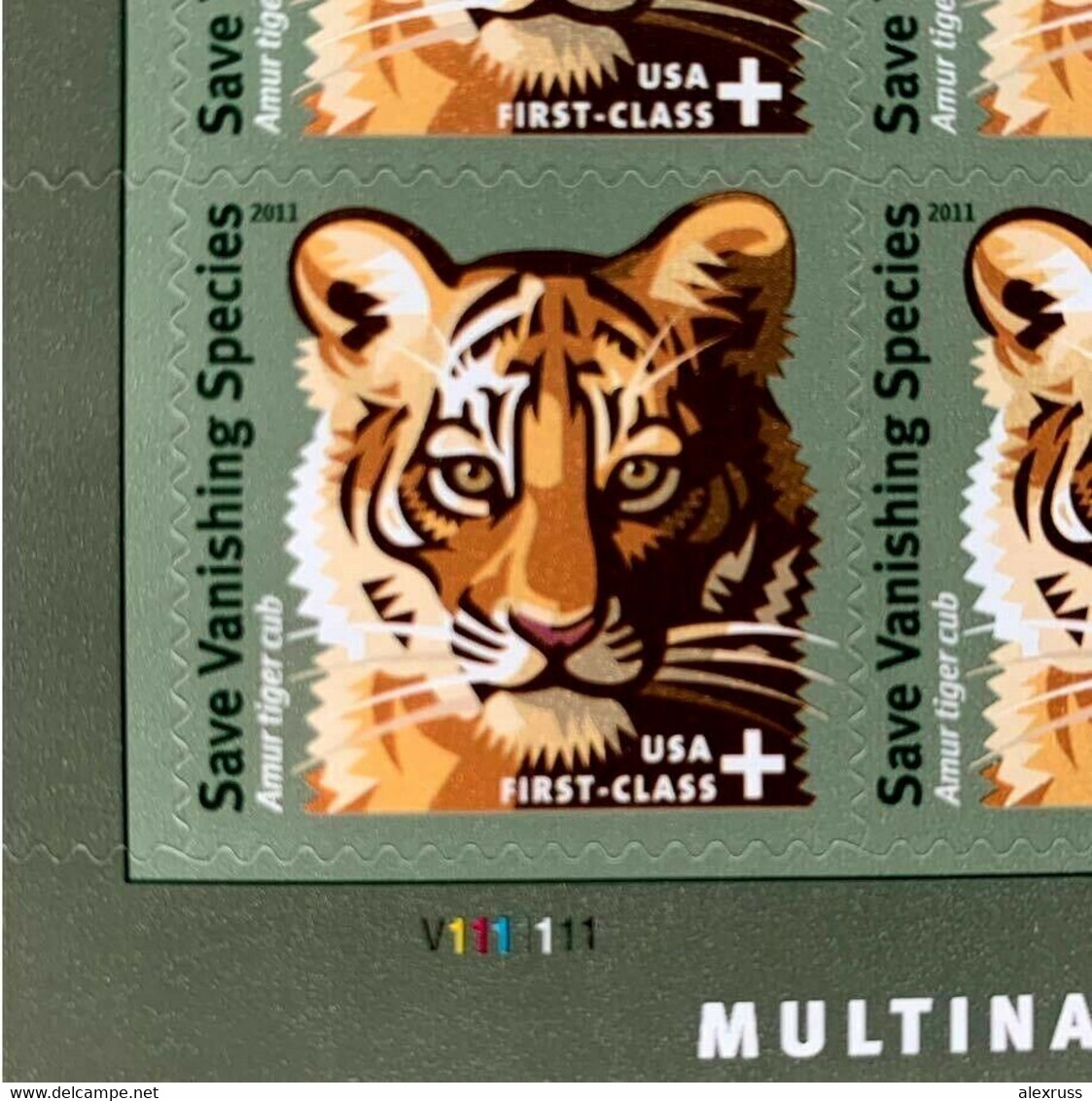 US 2011 Semi-Postal Stamps 0.75c, Scott # B4, Amur Tiger Cub, Sheet Of 20, VF MNH** - Hojas Completas