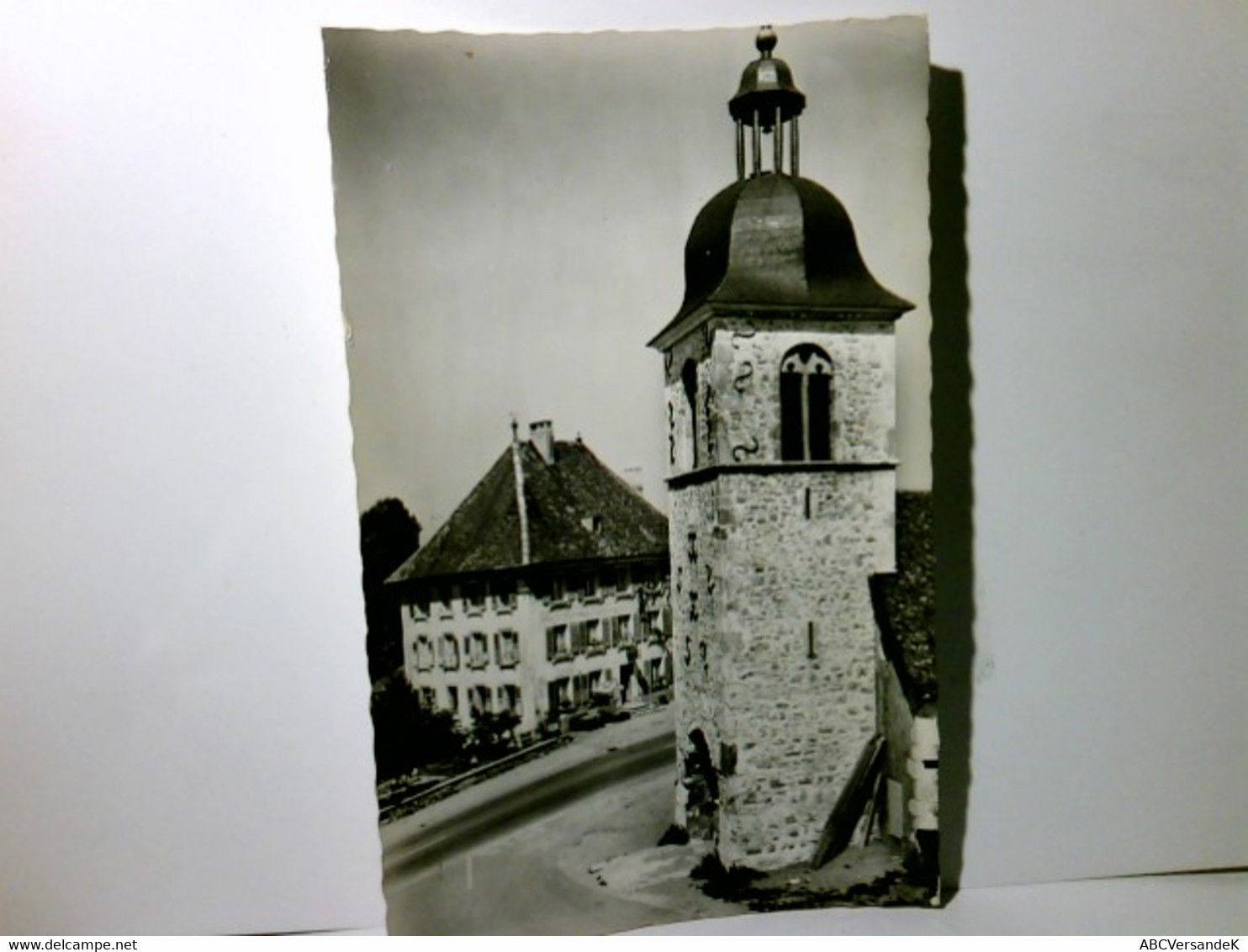 Semsales. Hotel Du Sauvage. Schweiz. Alte Ansichtskarte / Postkarte S/w, Gel. Ca 1973. Panoramablick über Den - Domat/Ems