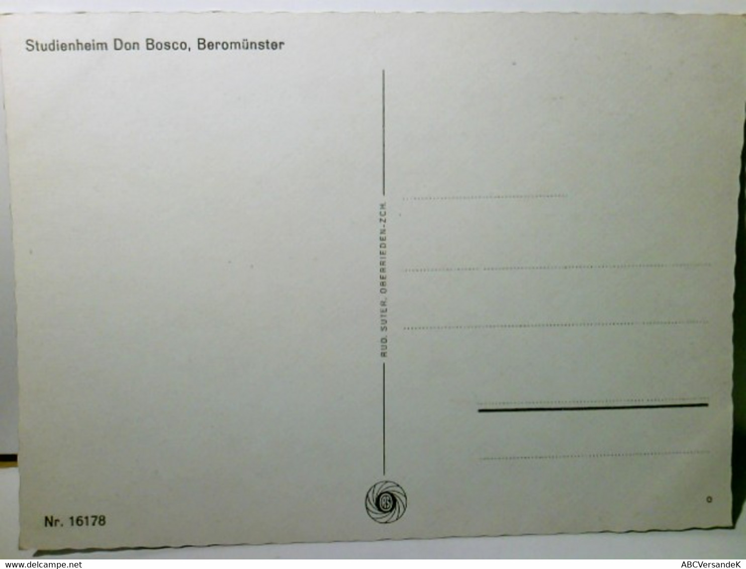 Beromünster. Studienheim Don Bosco. Schweiz. Alte Ansichtskarte / Postkarte Farbig, Ungel. Ca 70 / 80ger Jahre - Bosco/Gurin