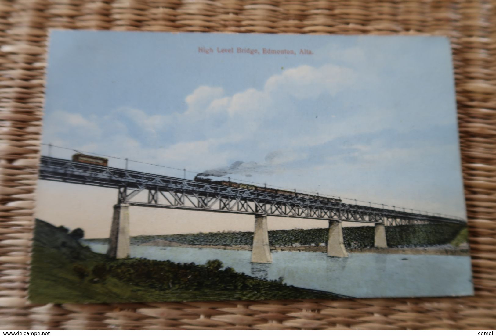 CPA - High Level Bridge With Train - EDMONTON - Edmonton