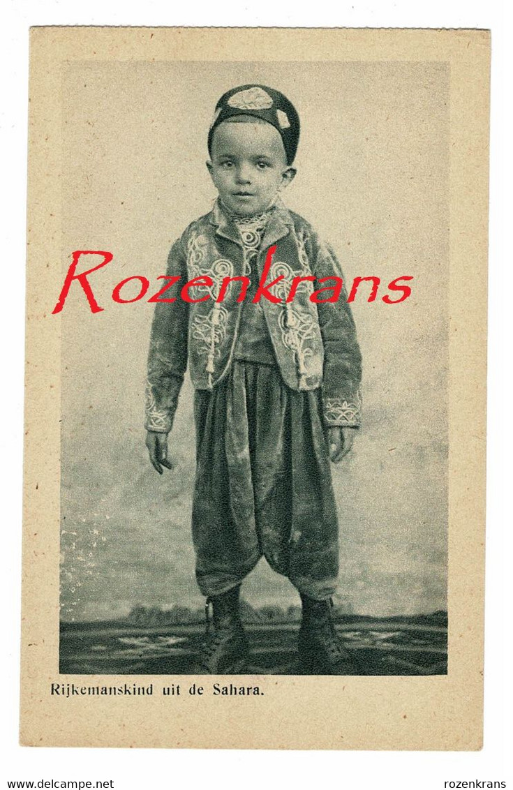 Sudan CPA Carte Postale Enfant Soudanais En Costume Rijkemanskind Uit De Sahara Ethique Ethnic Tribe Afrique Africa - Soudan