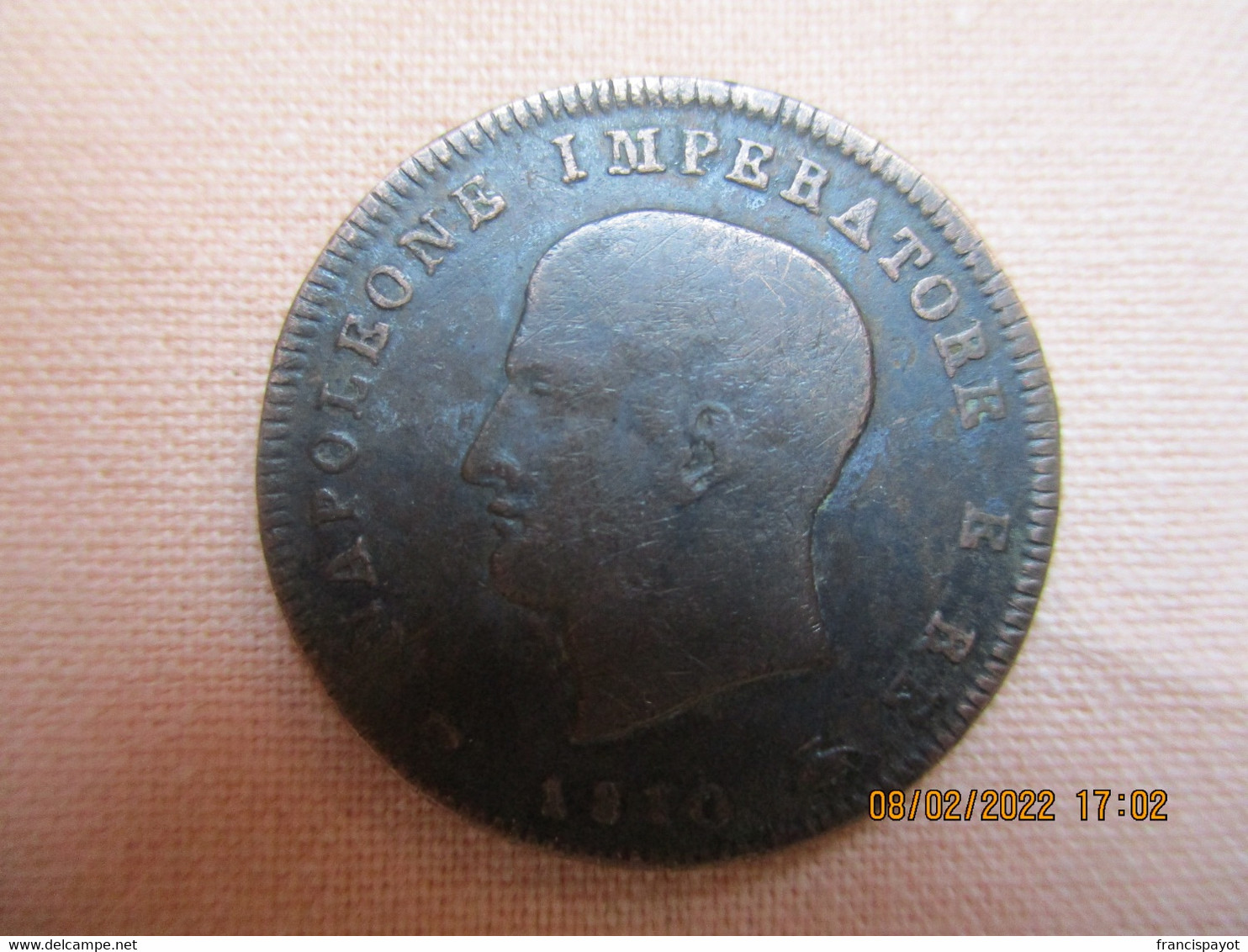 Italy: 3 Centesimi 1810 M - Napoleonic