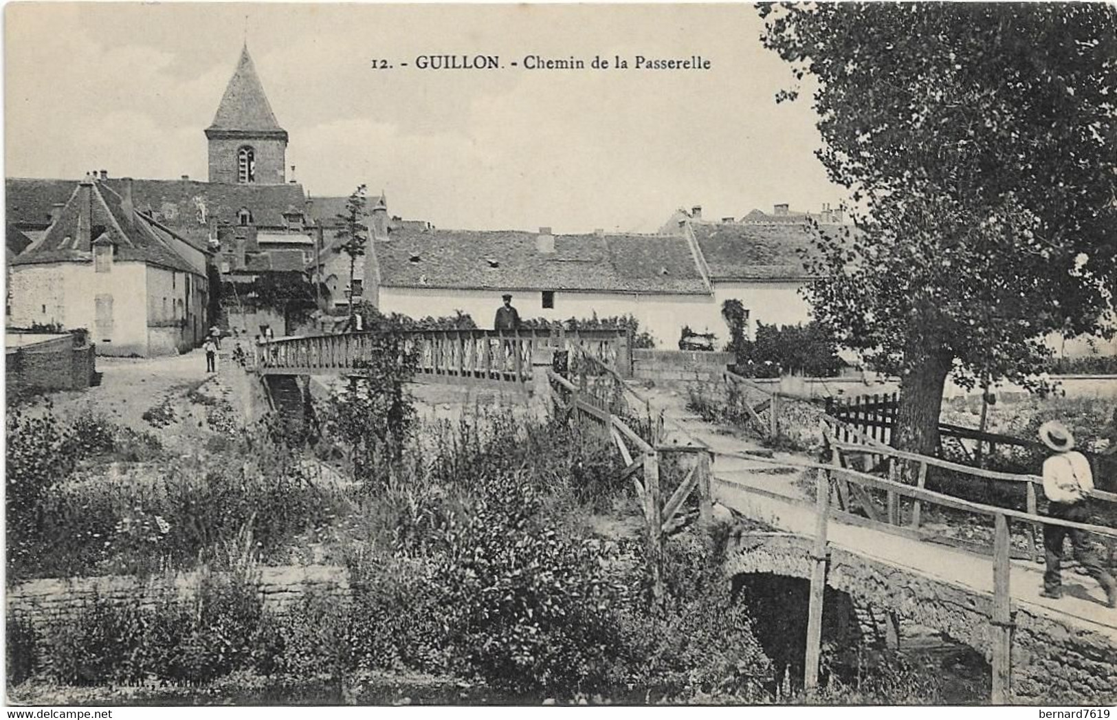 89  Guillon  - Chemin De La Passerelle - Guillon