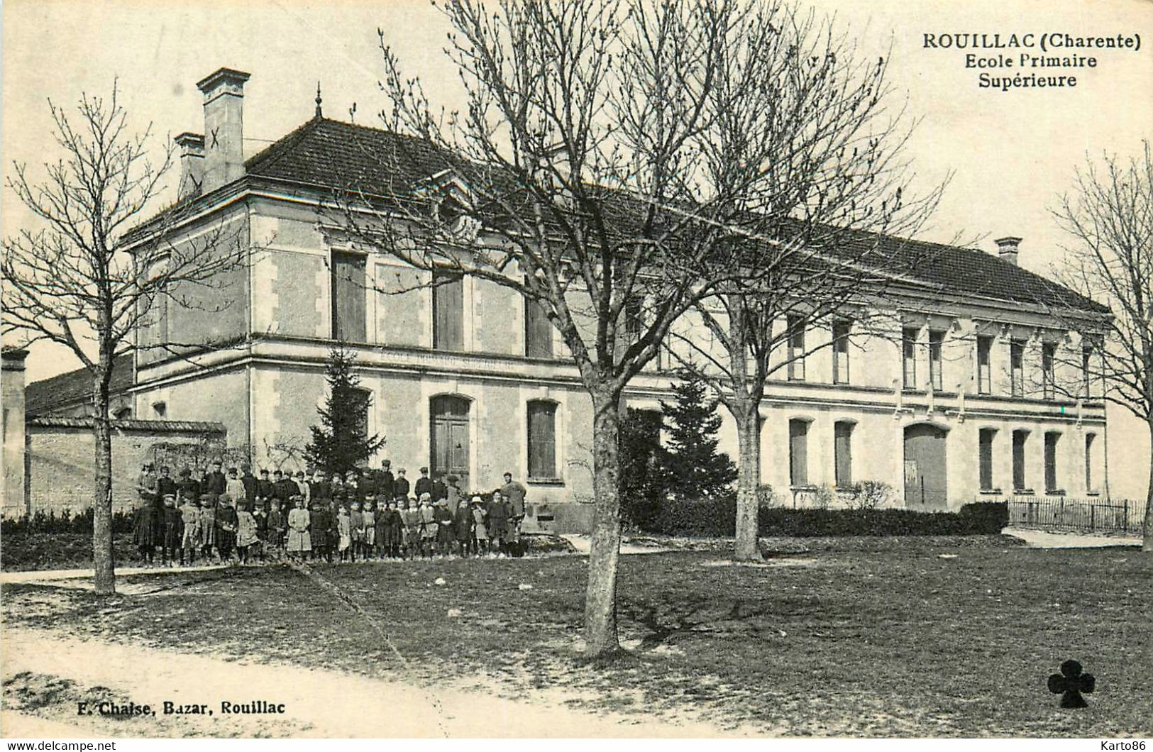 Rouillac * Façade De L'école Primaire Supérieure * Groupe Scolaire - Rouillac