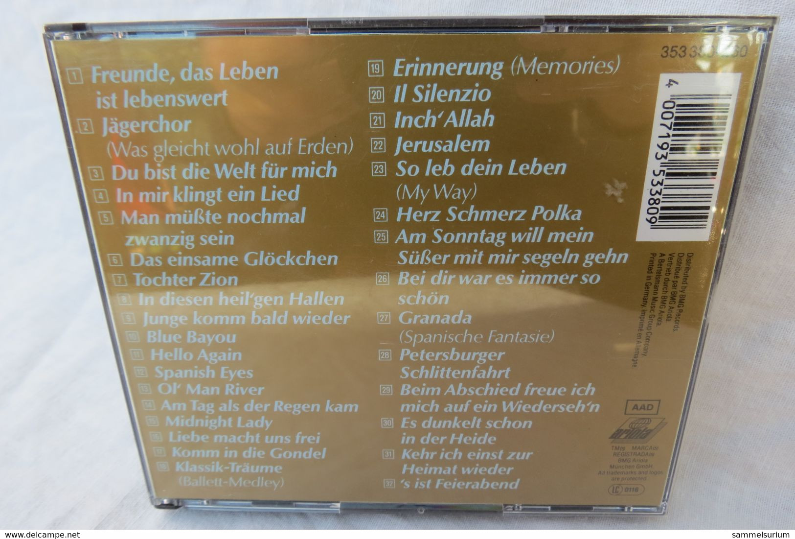 2 CDs "Melodien Für Millionen" Goldene Geschenk-Ausgabe Von Dieter Thomas Heck - Compilaties