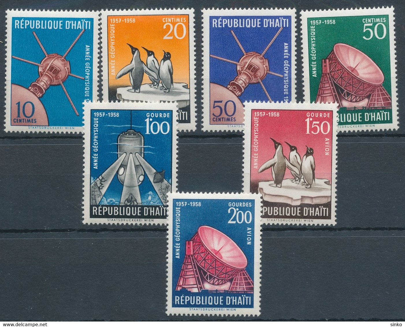1958. Haiti - International Geophysical Year - Année Géophysique Internationale