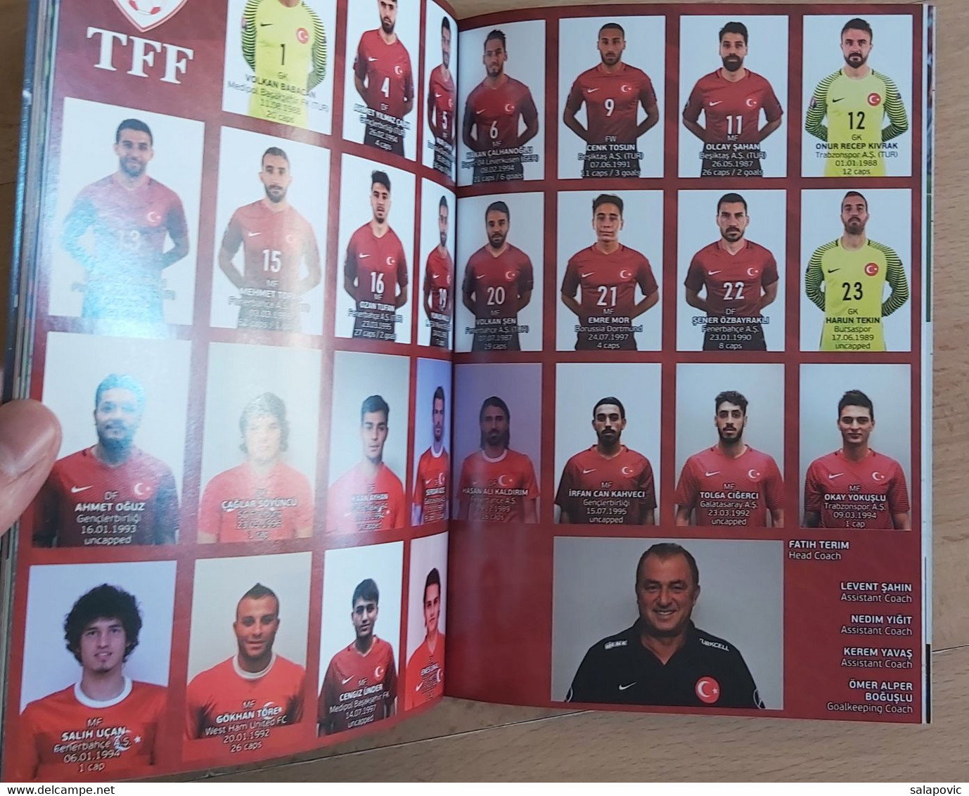 CROATIA V TURKEY - 2018 FIFA WORLD CUP Qualif. Football Match Program FOOTBALL CROATIA FOOTBALL MATCH PROGRAM - Libros