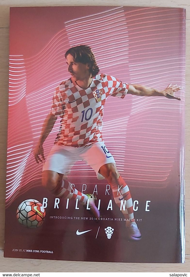 CROATIA V TURKEY - 2018 FIFA WORLD CUP Qualif. Football Match Program FOOTBALL CROATIA FOOTBALL MATCH PROGRAM - Books