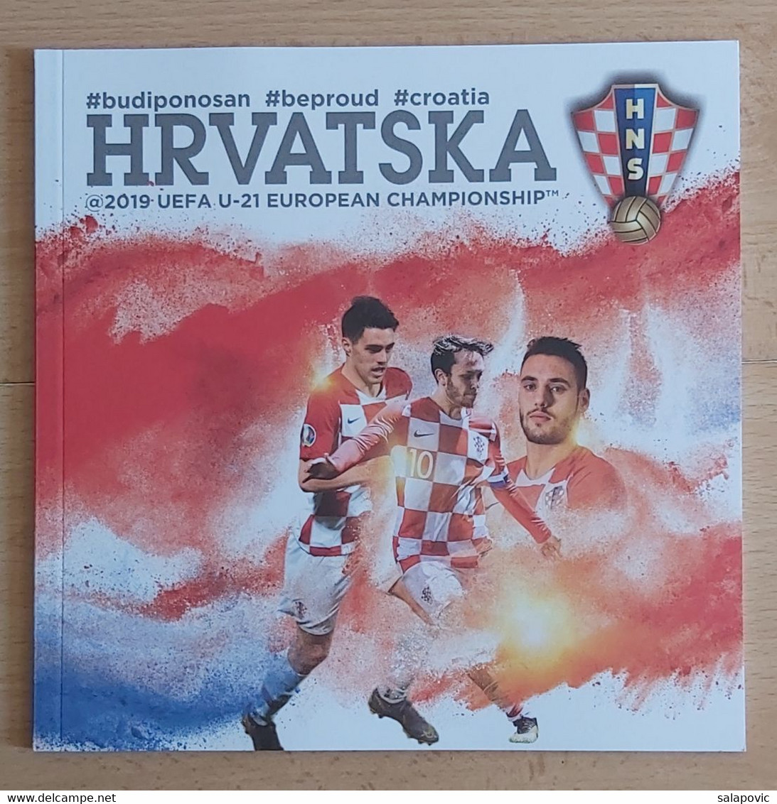 CROATIA National Football Team U - 21 2019 UEFA U - 21 EUROPEAN CHAMPIONSHIP FOOTBALL CROATIA FOOTBALL MATCH PROGRAM - Livres