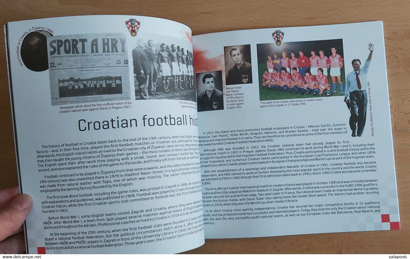 CROATIA National Football Team U - 21 2019 UEFA U - 21 EUROPEAN CHAMPIONSHIP FOOTBALL CROATIA FOOTBALL MATCH PROGRAM - Livres