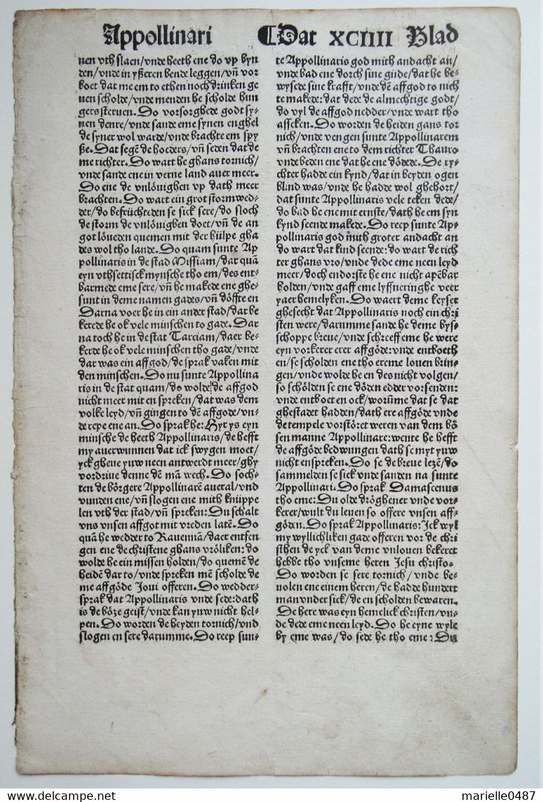 1511. Jacques De Voragine. Urs Graff - Hans Schauffelein - Antique