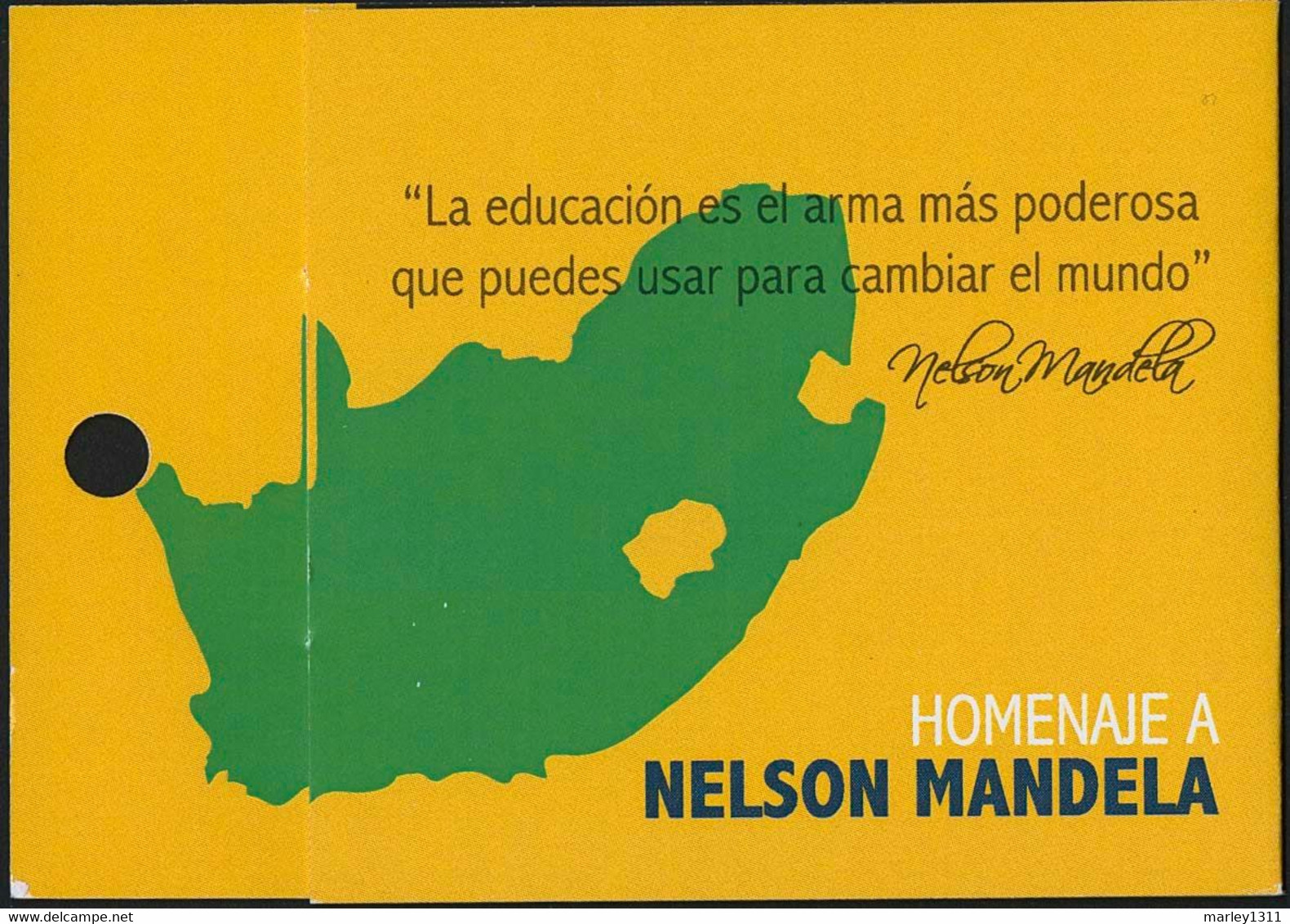 COSTA RICA (2015) Carnet YT N°975 Nelson Mandela - Markenheftchen