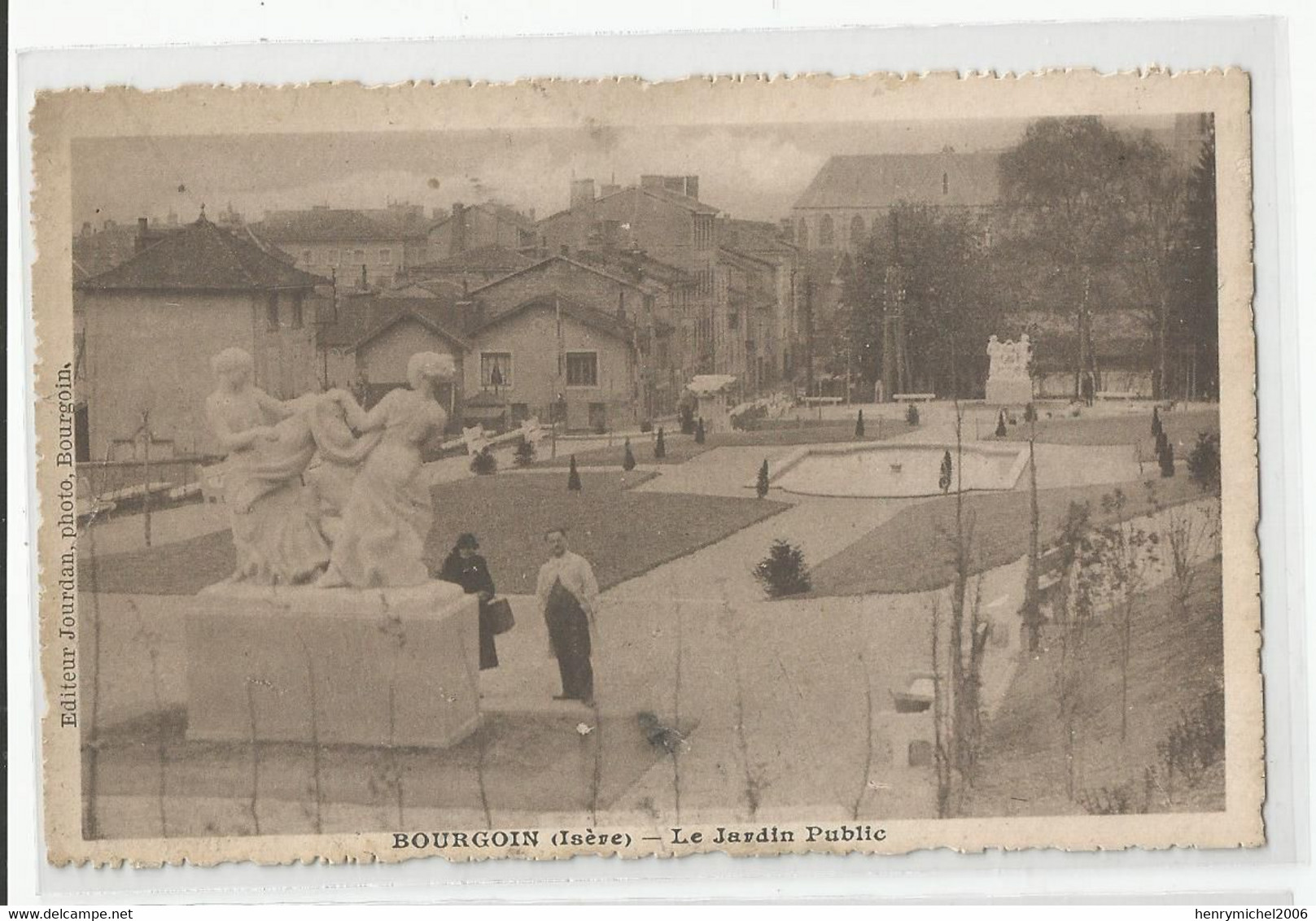 38 Isère Bourgoin Jardin Public  Ed Photo Jourdan - Bourgoin