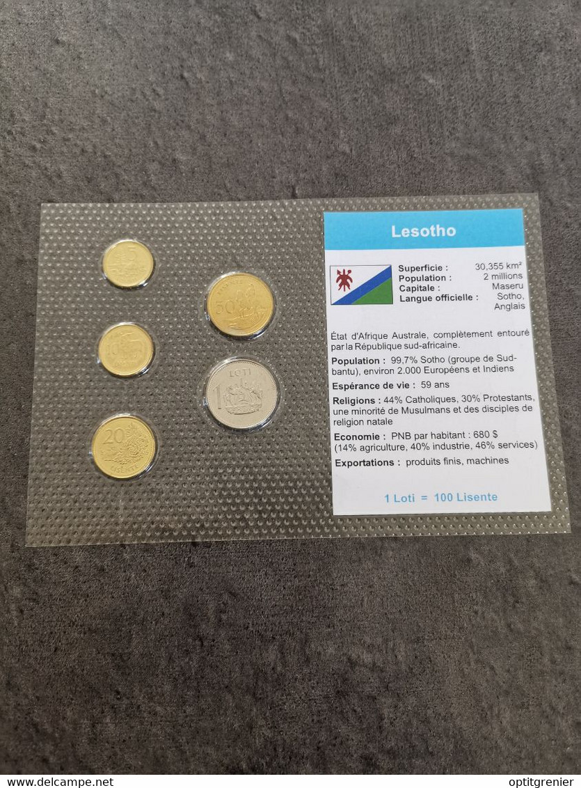 SET MONNAIES LESOTHO / UNC COINS - Lesotho