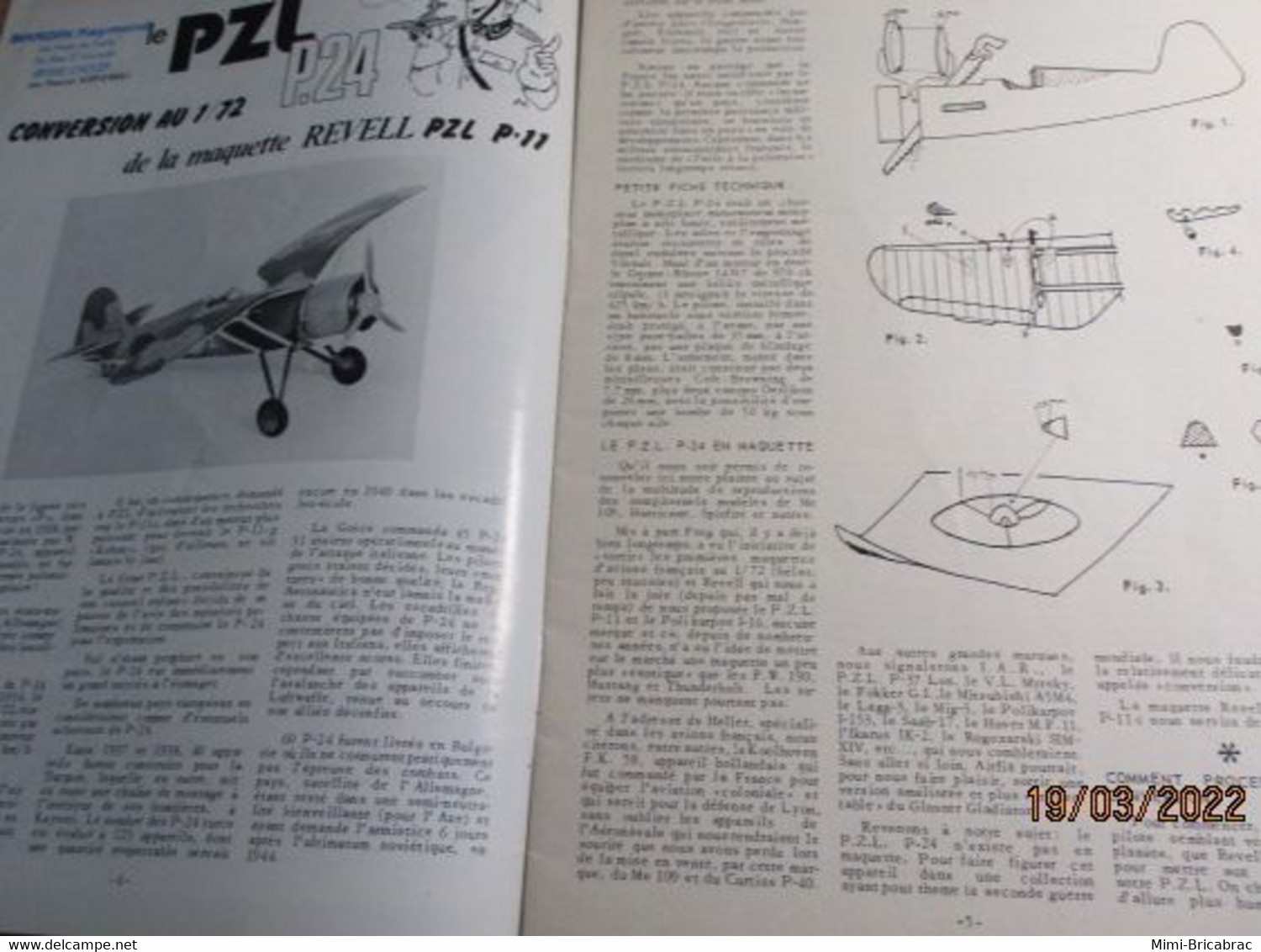 22-A 1e Revue De Maquettisme Plastique Années 60/70 : MPM N°29 Très Bon état ! Sommaire En Photo 3 - France