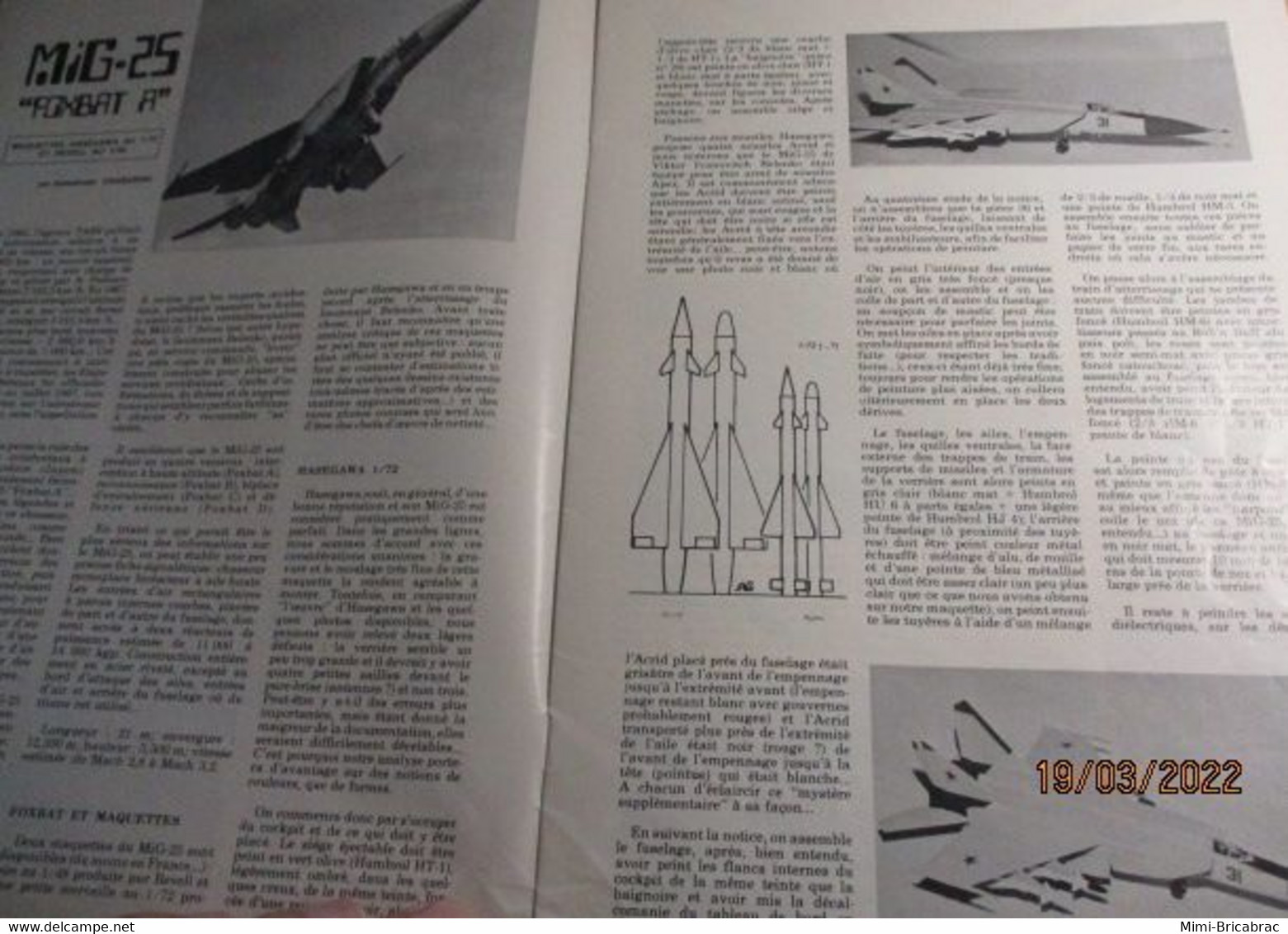 22-A 1e Revue De Maquettisme Plastique Années 60/70 : MPM N°107 Très Bon état ! Sommaire En Photo 2 Ou 3 - Frankreich