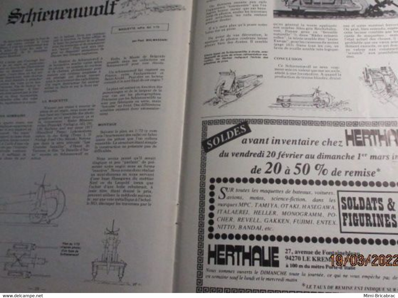 22-A 1e Revue De Maquettisme Plastique Années 60/70 : MPM N°113 Très Bon état ! Sommaire En Photo 2 Ou 3 - Frankreich