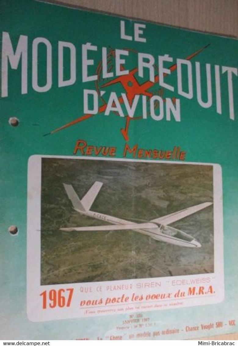 22-A 1e Revue De Maquettisme Années 50/60 : LE MODELE REDUIT D'AVION Avec Plan Inclus N°333 De 1967 - Aviones & Helicópteros